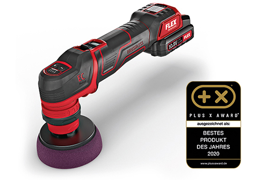 Plus X Ödülü: Kablosuz polisaj makinesi PXE 80 10.8-EC, yılın en iyi ürünü ödülünü kazandı